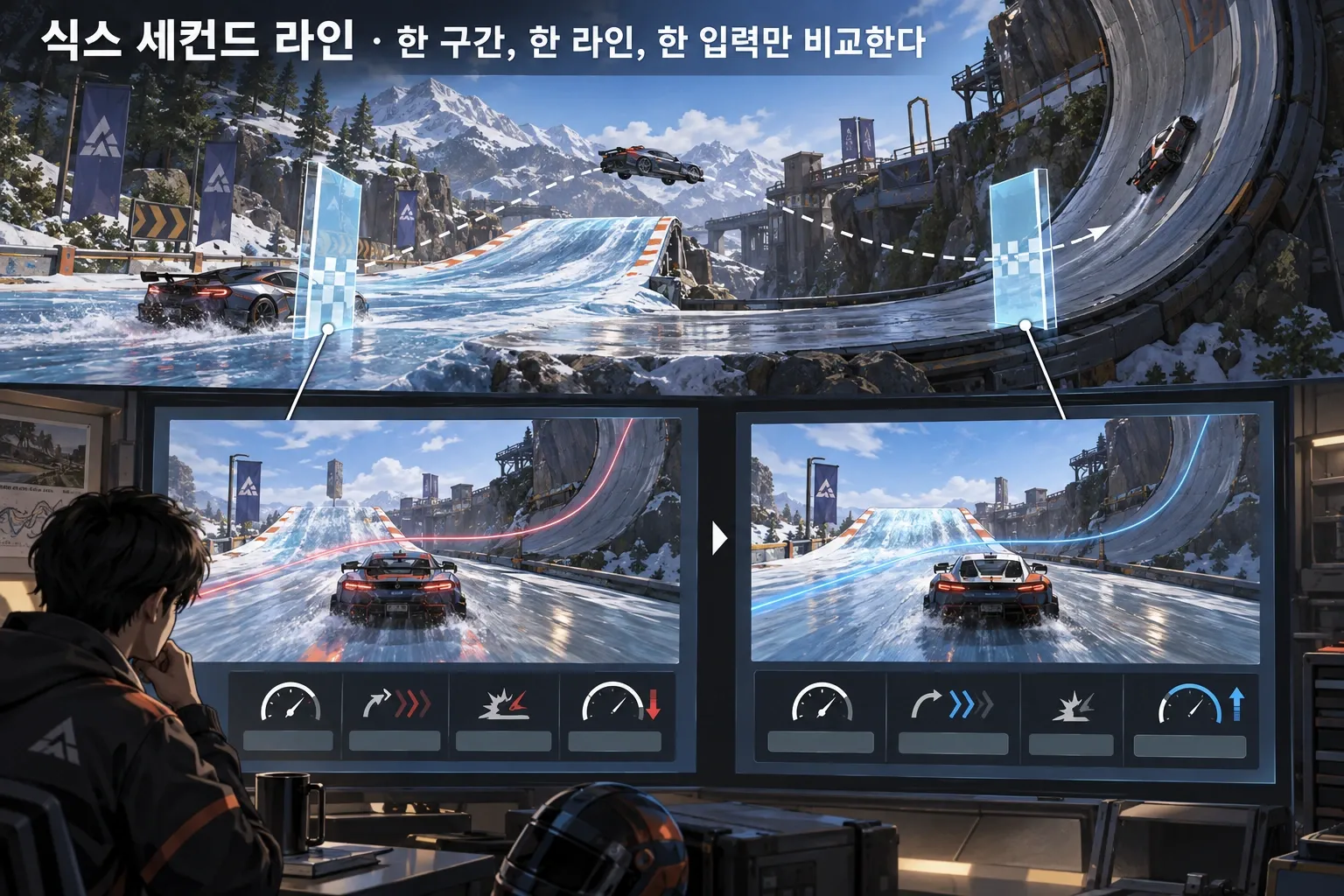 식스 세컨드 라인 — 한 구간, 한 라인, 한 입력만 비교한다: 본문 규칙에 따른 전용 기획 도해