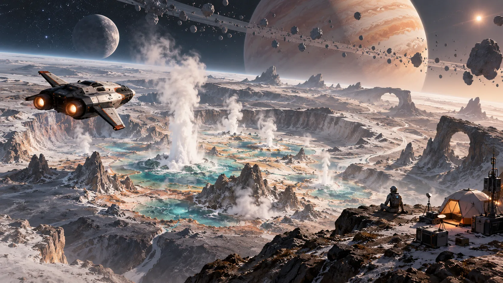 오비탈 에코 — environment scene