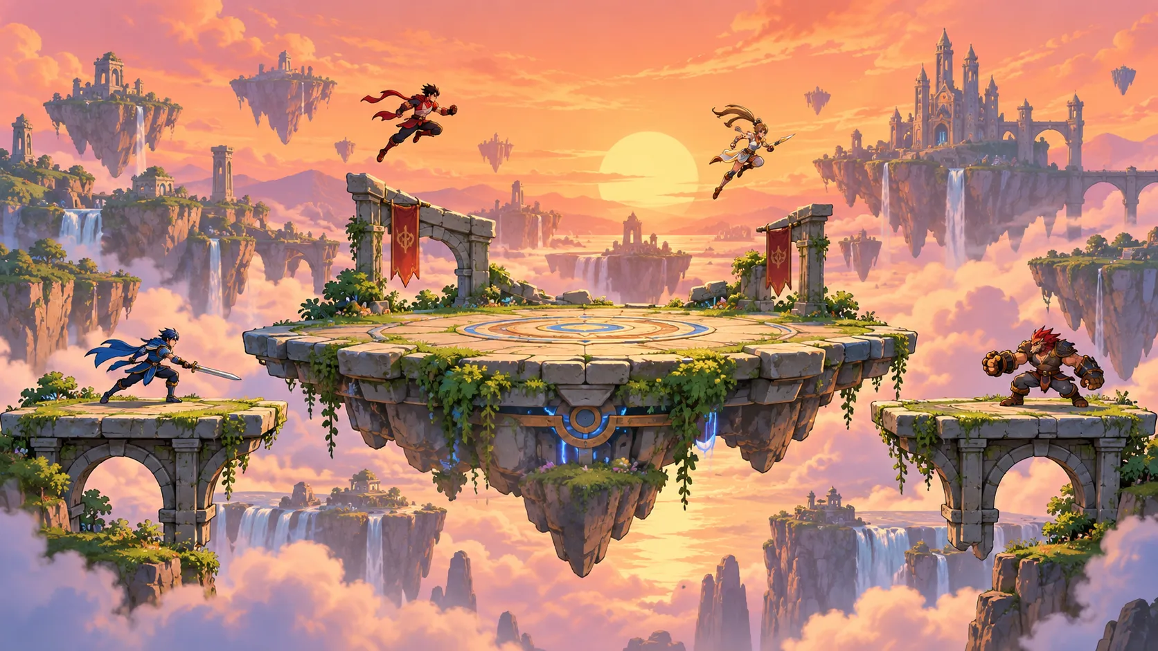 링 아웃 — environment scene