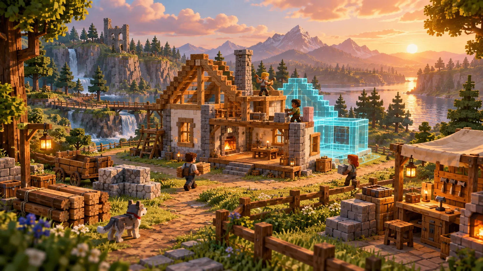 빌드 투게더 — environment scene