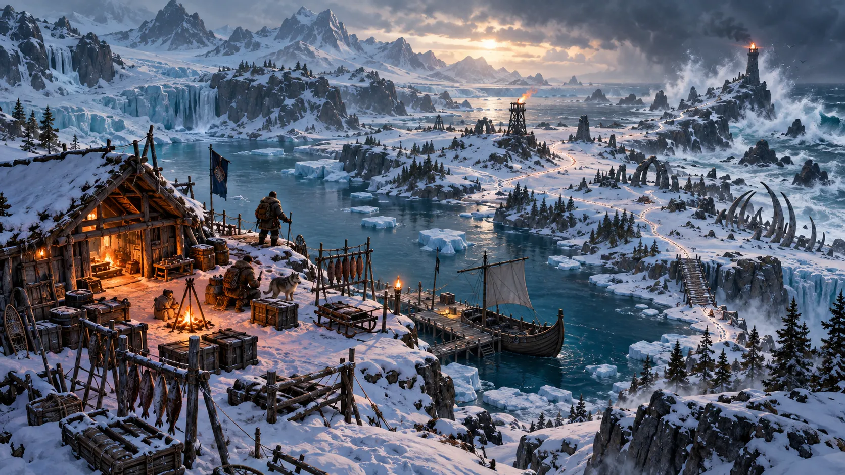 귀항자들 — environment scene