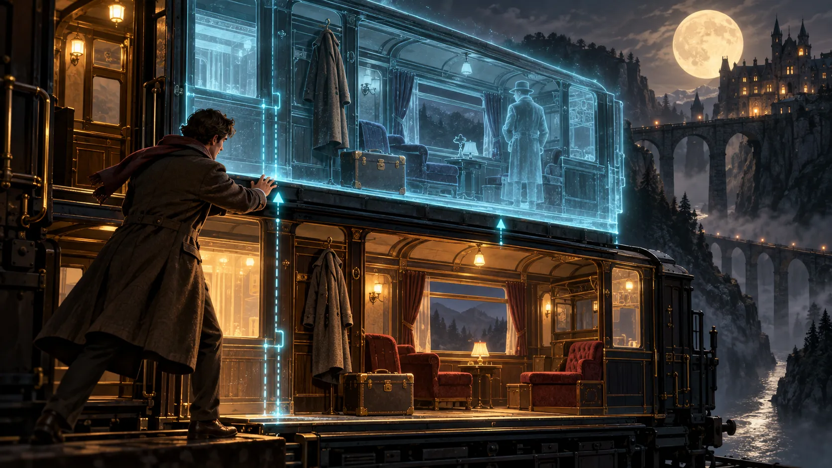 빈 객실의 미스터리 — gameplay scene