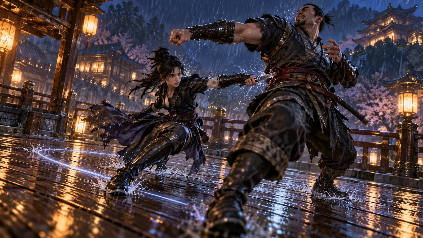 사이드스텝 — gameplay scene
