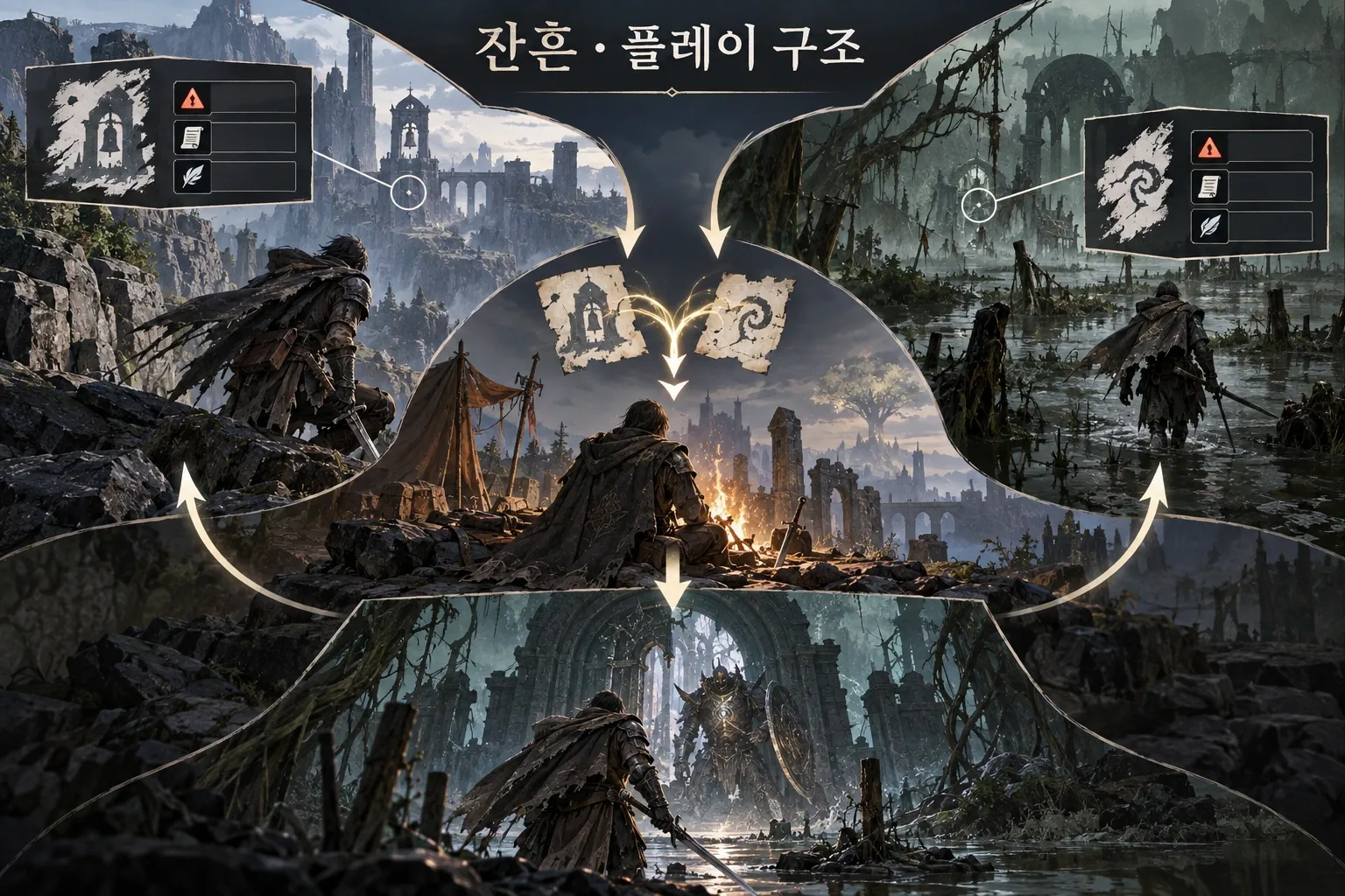 잔흔 — 게임 개요: 본문 규칙에 따른 전용 기획 도해