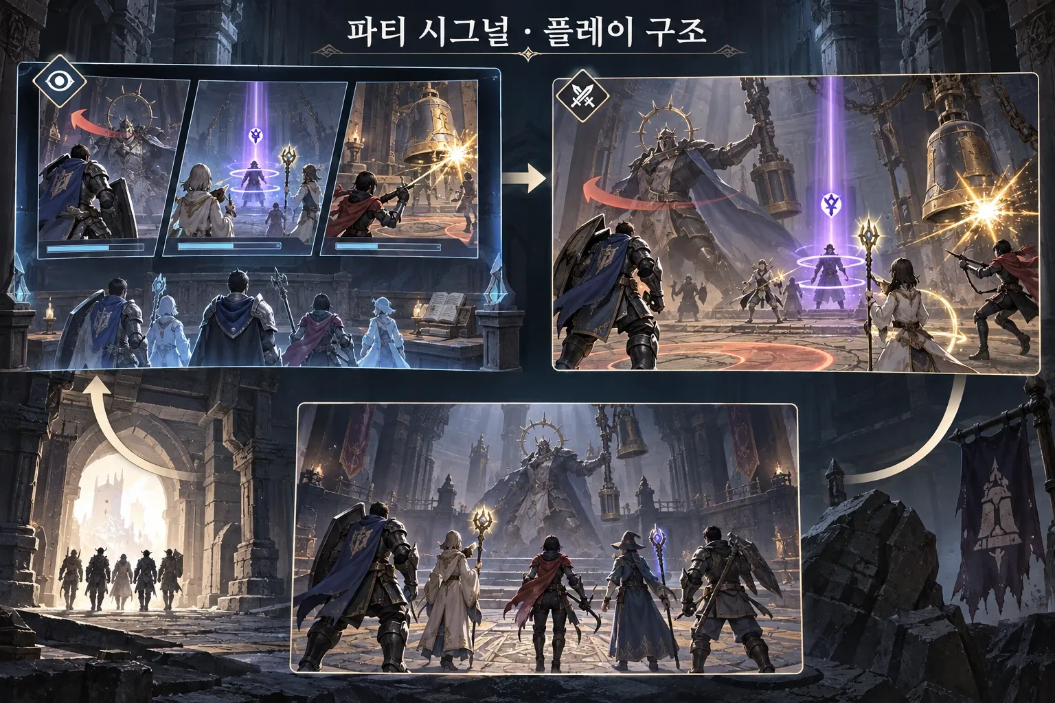 파티 시그널 — 게임 개요: 본문 규칙에 따른 전용 기획 도해
