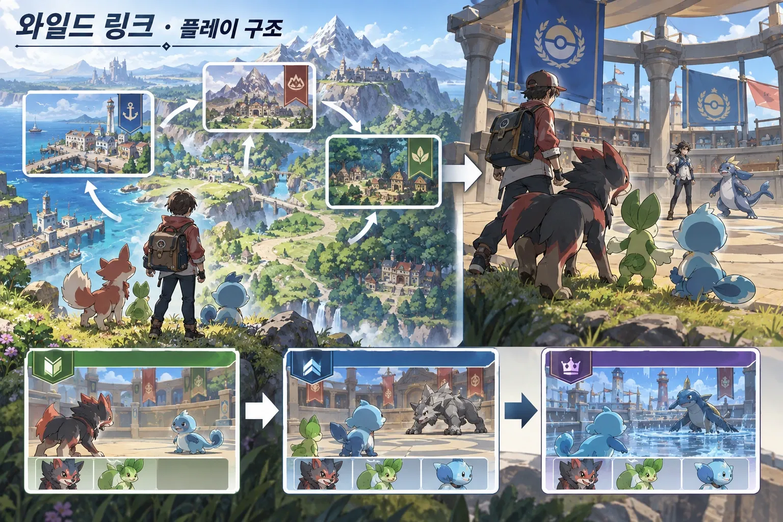 와일드 링크 — 게임 개요: 본문 규칙에 따른 전용 기획 도해