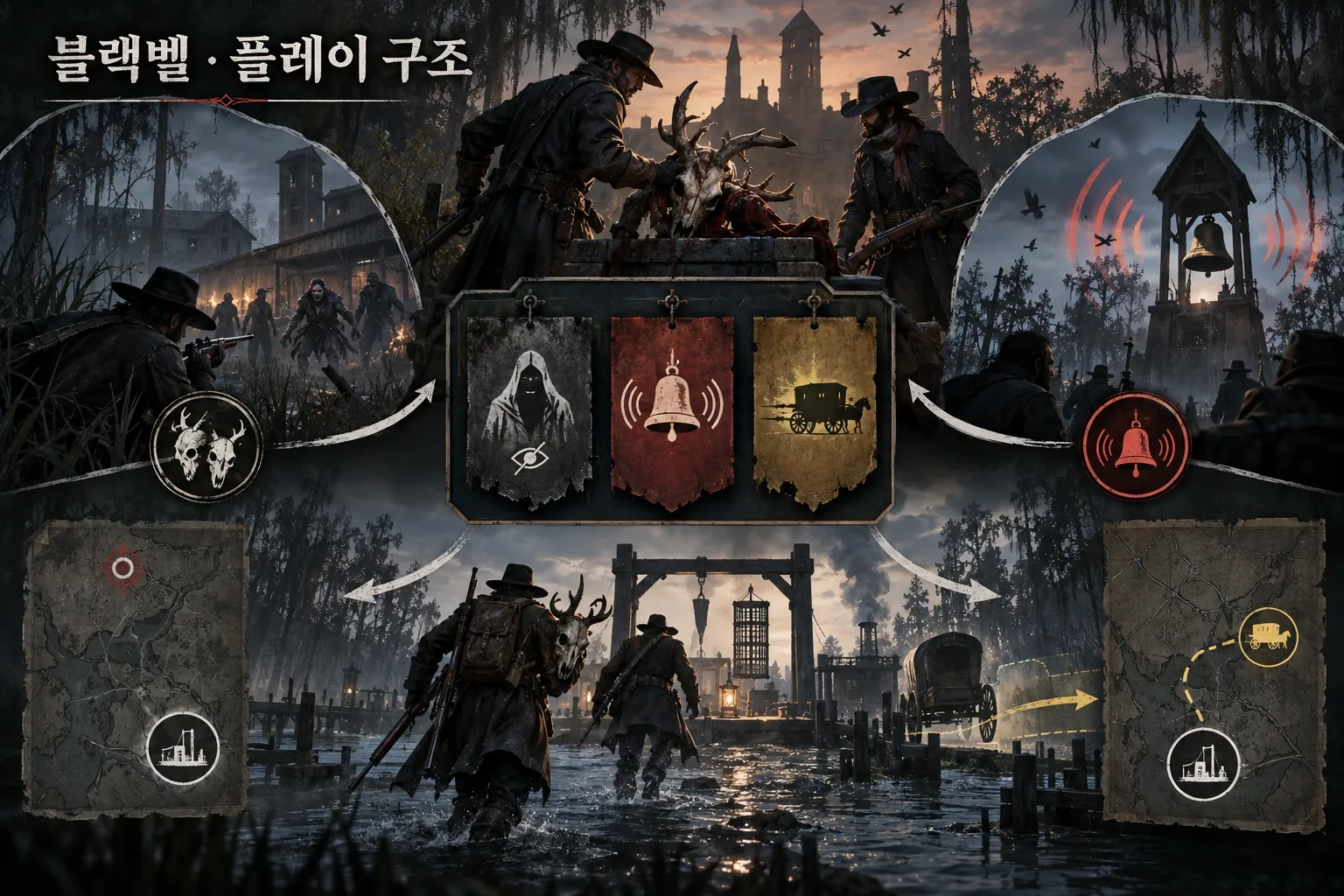 블랙벨 — 게임 개요: 본문 규칙에 따른 전용 기획 도해