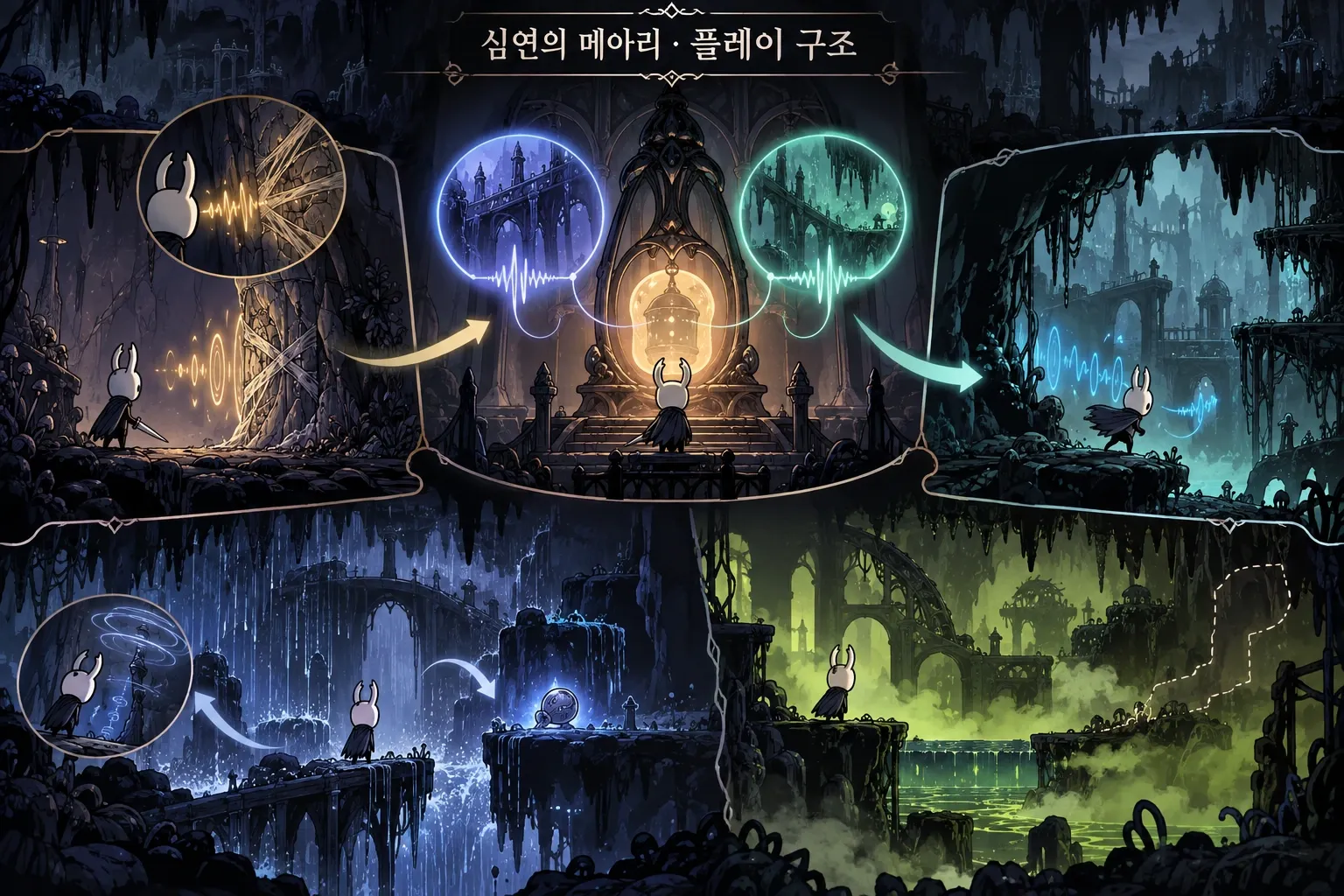 심연의 메아리 — 게임 개요: 본문 규칙에 따른 전용 기획 도해