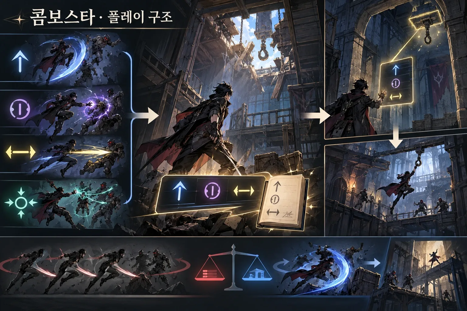콤보스타 — 게임 개요: 본문 규칙에 따른 전용 기획 도해